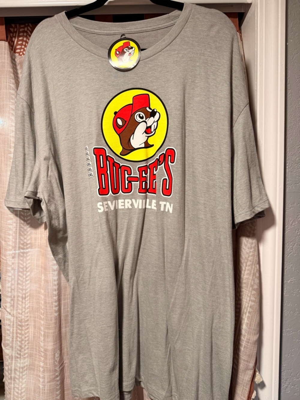 Buc-ee's Short Sleeve Logo Tee - Gray